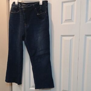 Chico's Blue Ankle Cropped Jeans